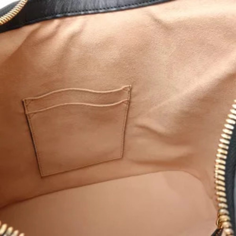 Gucci Guccissima One Shoulder Hobo Bag Leather Black - Picture 8 of 9